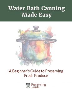 Water Bath Canning Made Easy eBook Cover Page