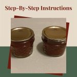 Pinterest Pin for How To Can Tomato Paste Step-by-Step Instructions. Image of two mason jars of roasted tomato paste that have been water bath canned.