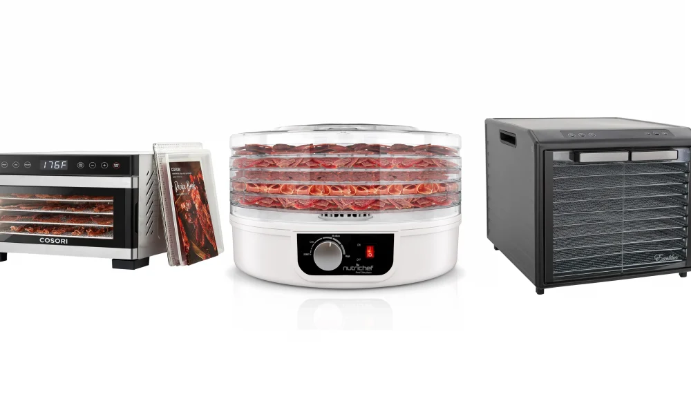 Three types of food dehydrators